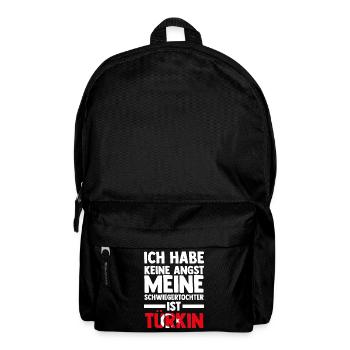 Ich habe keine Angst meine Schwiegertochter ist Tü - Rucksack - Schwarz - Vorne
