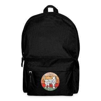 Dalmatian Dog Dog Lovers Retro Gift - Backpack - black - Front