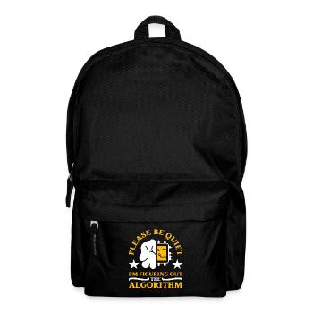 Robotics Please Be Quiet Robots Robotics Engineer - Rucksack - Schwarz - Vorne