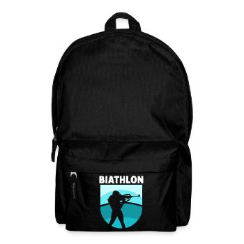 Biathlon Biathlon Biathlète Sport Biathlète - Sac à dos - noir - Devant