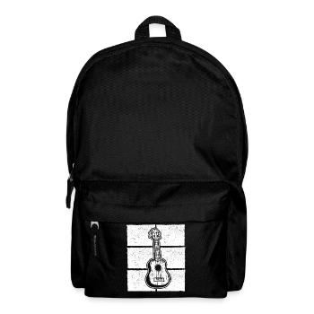 Ukulele Ukulele-Spieler Ukulelist - Rucksack - Schwarz - Vorne