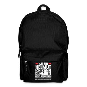 Helmut - Rucksack - Schwarz - Vorne