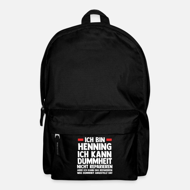 Henning - Rucksack - Schwarz