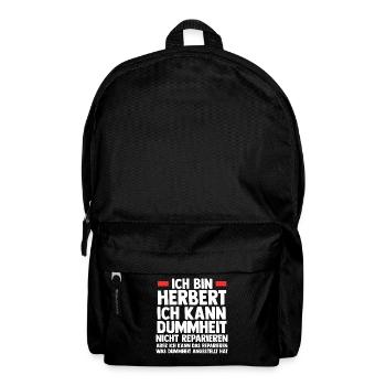 Herbert - Rucksack - Schwarz - Vorne