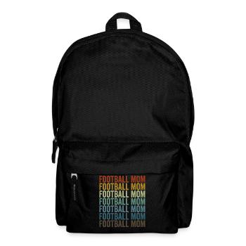 Fußball Mama Fußballspieler Mama - Rucksack - Schwarz - Vorne