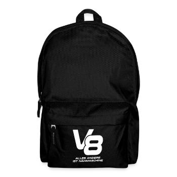 V8 - Alles andere ist Nähmaschine - Rucksack - Schwarz - Vorne