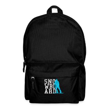 Planche à neige - Sac à dos - noir - Devant