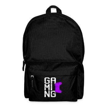 Gaming - Rucksack - Schwarz - Vorne