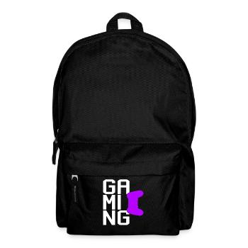Gaming - Rucksack - Schwarz - Vorne
