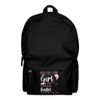 Ballet Danseuse Danse Ballerine - Sac à dos - noir - Devant