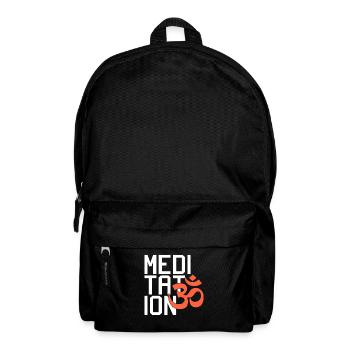 Méditation - Sac à dos - noir - Devant