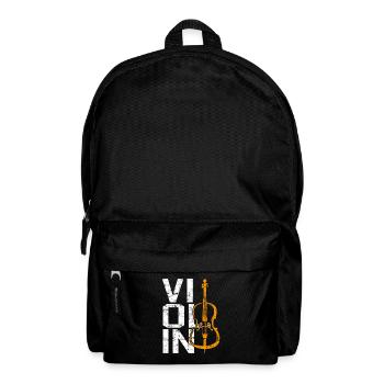 Violine - Rucksack - Schwarz - Vorne
