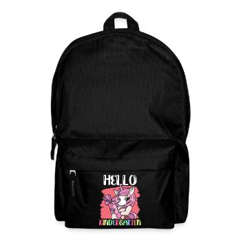 Bonjour Maternelle Humour Enfants Doux Dictons - Sac à dos - noir - Devant