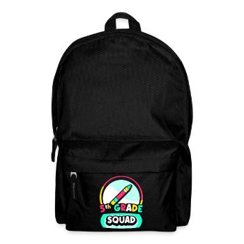 5th Grade Team Fifth Year School - Backpack - black - Front
