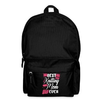 Knitting Knitter Mom Best Knitting - Rucksack - Schwarz - Vorne