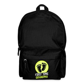Das Erste Mal Oma Großeltern Erstes Mal Süß - Rucksack - Schwarz - Vorne