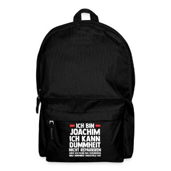 Joachim - Rucksack - Schwarz - Vorne