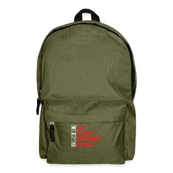 Refinish - Backpack - olive green - Front