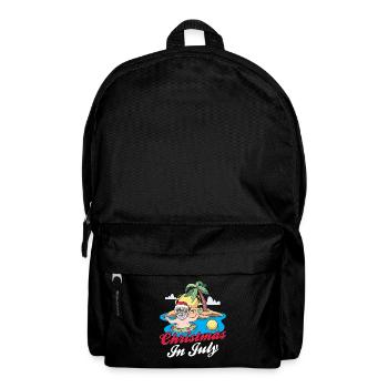 Weihnachten Im Juli Christmas In July Santa Humor - Backpack - black - Front