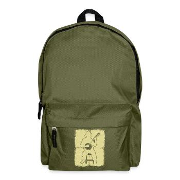 Banjo Banjo player Banjoist - Backpack - olive green - Front