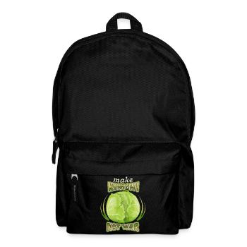 Kohl, Weißkohl, Kimchi, lustiger Spruch - Rucksack - Schwarz - Vorne