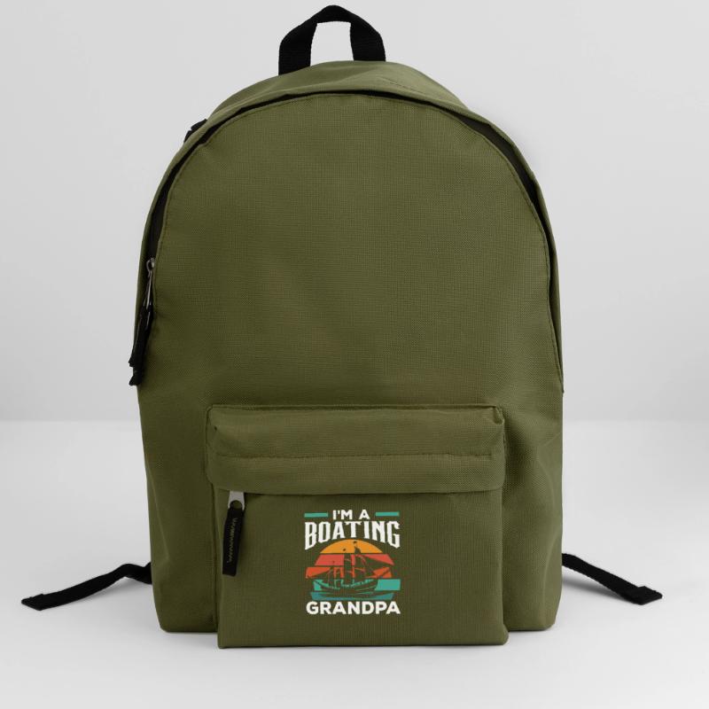 Ich Bin Ein Bootfahrender Opa Bootfahren Boot Rucksack