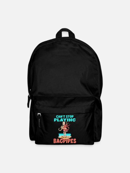 Dudelsack Can't Stop Playing Bagpipes - Rucksack - Schwarz