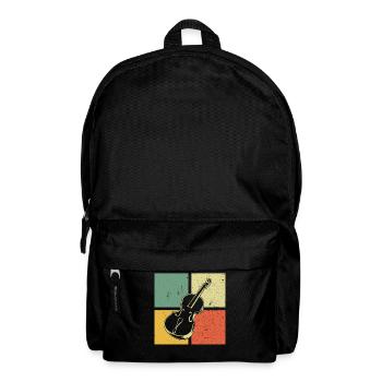 Cello Cellospieler Cellist - Rucksack - Schwarz - Vorne