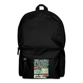 1955 Anniversaire vintage rétro légende - Sac à dos - noir - Devant