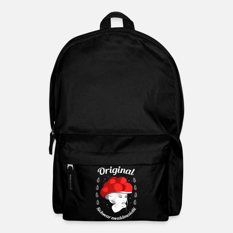 Original Schwarzwaldmaidli Bollenhut Schwarzwald - Rucksack - Schwarz