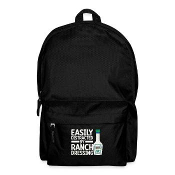 Ranch -Dressing -Ranch -Salatdressing - Rucksack - Schwarz - Vorne