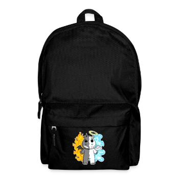 Hippo - Angel and Devil - Backpack - black - Front