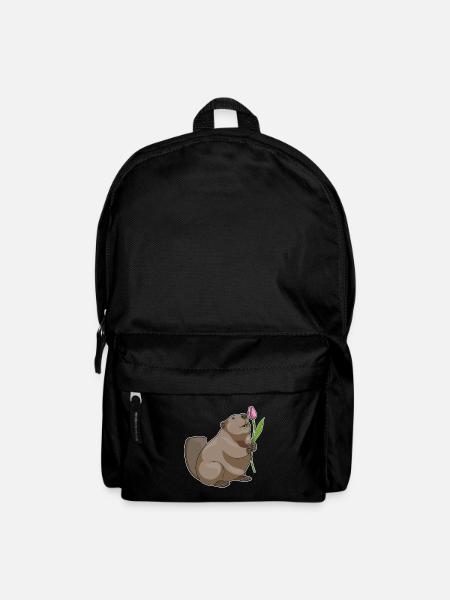 Biber Tulpe - Rucksack - Schwarz