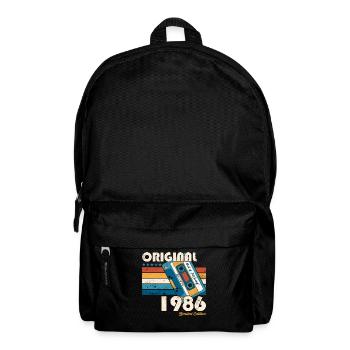 Cassette du 37e anniversaire Février né en 1986 - Sac à dos - noir - Devant
