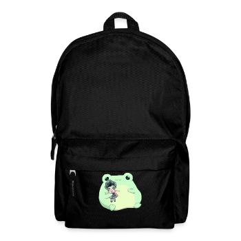 Angura Kei Esthétique japonaise foncée Grenouille Kawaii - Sac à dos - noir - Devant