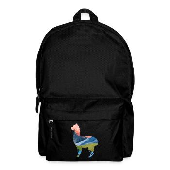 Lama - Rucksack - Schwarz - Vorne