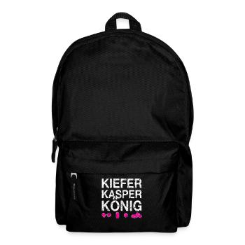 Techno party feiern Spruch - Rucksack - Schwarz - Vorne