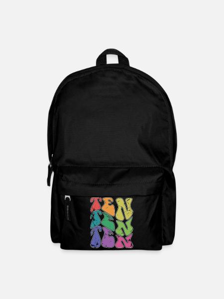 Rétro 10 ans 10e anniversaire Enfants Garçons Filles - Sac à dos - noir