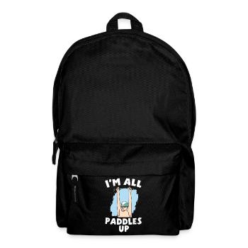 Je suis tous des pagayeurs athlètes nageurs sports nautiques - Sac à dos - noir - Devant