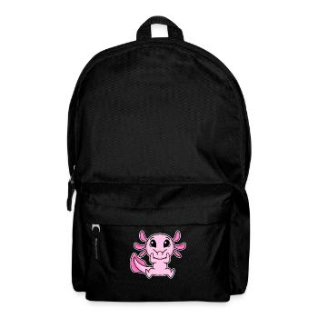 Axolotl motif cute - Backpack - black - Front