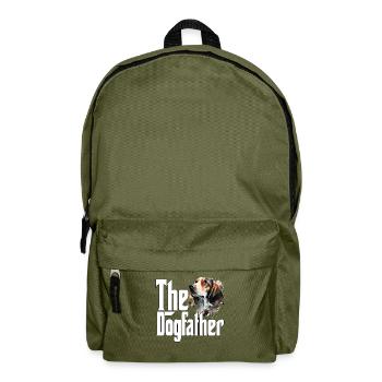 Beagle Dog Dad Dogfather Dogs Daddy Father Rottie - Sac à dos - vert olive - Devant