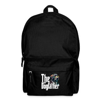 Labrador Retriever Dog Dad Dogfather Dogs Daddy Fa - Backpack - black - Front