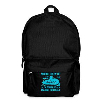 Meeresbiologe Meeresbiologie - Rucksack - Schwarz - Vorne