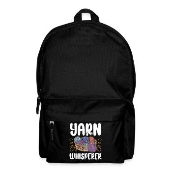 Knitting Knitter Yarn Whisperer - Rucksack - Schwarz - Vorne