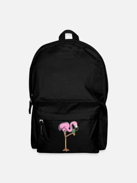 Flamingo Eis am Stiel - Rucksack - Schwarz