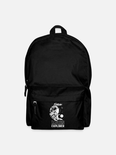 Zukünftiger Mars Erforscher Planet Astronaut - Rucksack - Schwarz