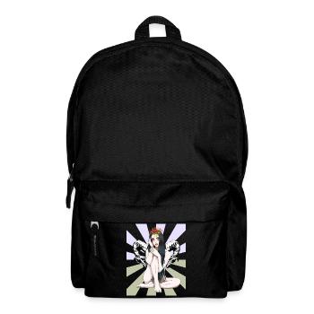 Mystical Fantasy Girl Horns Occult Spiritual - Backpack - black - Front