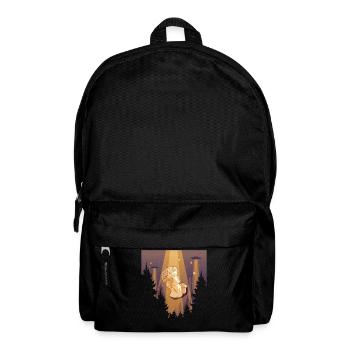 Cryptidcore Aesthetic David Statue UFO - Backpack - black - Front
