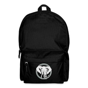 Elephant Africa Elephants Wildlife Zoo Pachyderms - Backpack - black - Front