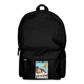 This Guy Loves Farming I Funny Farmer - Backpack - black - Front
